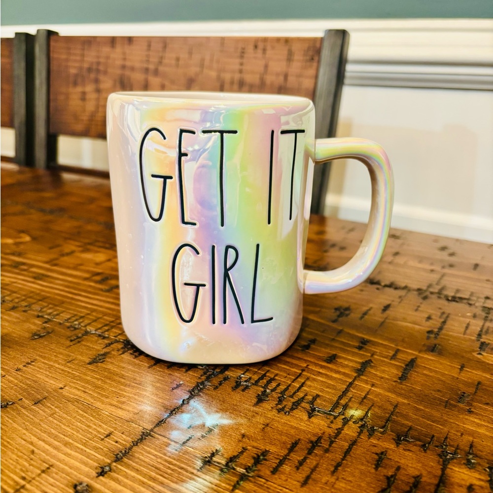 Rae Dunn Artisan Collection Mug with Pastel Hues